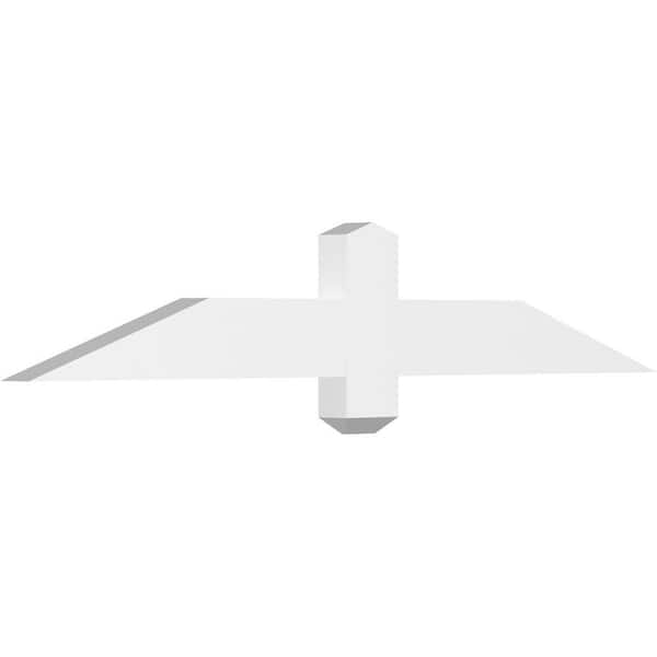 Ekena Millwork Eugene 48 in. W x 8 in. H x 2 in. D Signature Polyurethane Bracket