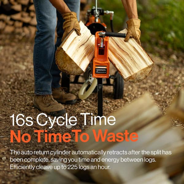 SuperHandy 14 Ton Electric Log Splitter GUO084 - The Home Depot