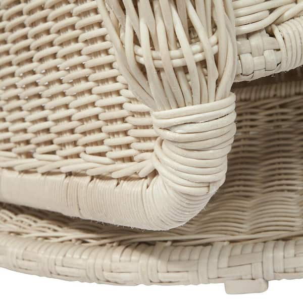 La Jolla Rattan Round Soap Dish