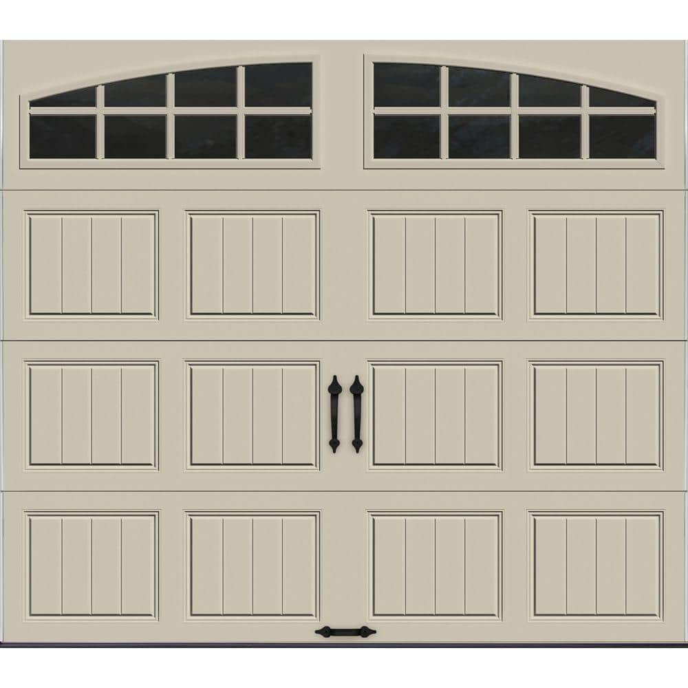 Gallery Steel Short Panel 8 ft x 7 ft Insulated 6.5 R-Value  Desert Tan Gar