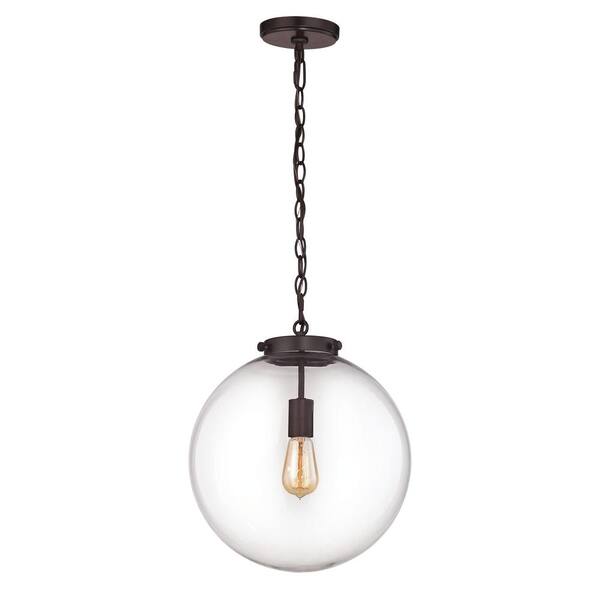 Titan Lighting Gramercy 1-Light Oil Rubbed Bronze Pendant