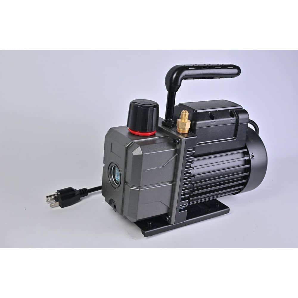 4.5 CFM 1/3 HP Single-Stage HVAC Vacuum Pump and Manifold Gauge Set for AC Refrigerant Charging price history on PriceWatchPro