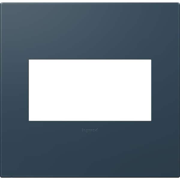 Legrand adorne 2 Gang Decorator/Rocker Wall Plate, Felt Green (1-Pack)