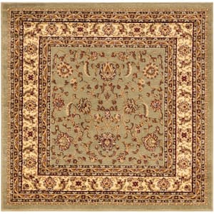 Voyage St. Louis Green 4' 0 x 4' 0 Square Rug