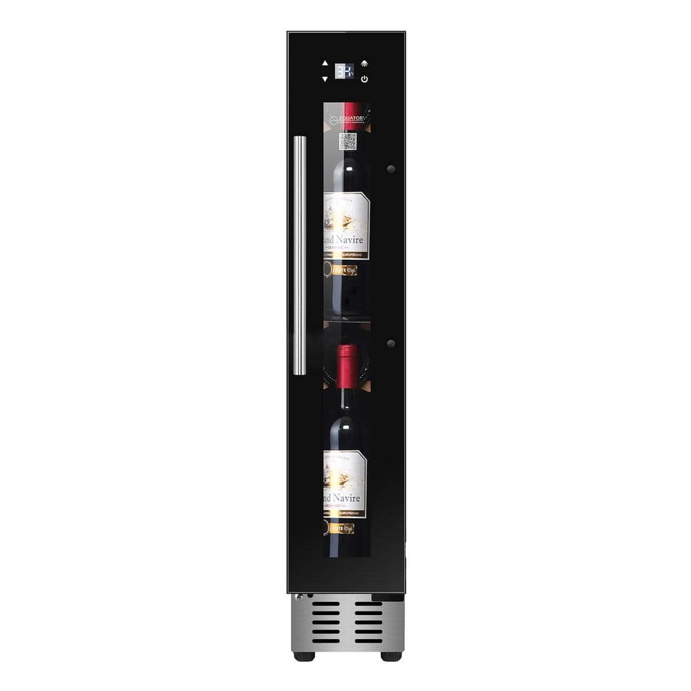 9-Bottles Wine Cellar Cooling unit 1-Zone Freestanding/Built-In, in Black w