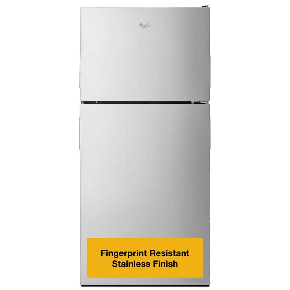 Whirlpool 18.2 cu. ft. Top Freezer Refrigerator in Stainless Steel