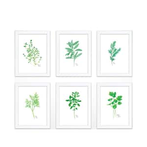 "Nature's Lace 2" by Alyssa Lewis Set of Six White Framed Nature Art Prints 20 in. x 16 in.