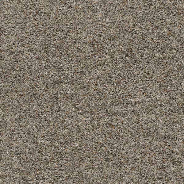 Home Decorators Collection Delight II - Pleased - Gray 65 oz. SD Polyester Texture Installed Carpet