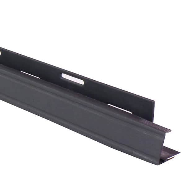 Novik NovikTrim 1.25 in. x 72 in. 2-Piece Polymer Trim/J-Channel in Rockaway Gray (20 Per Box)