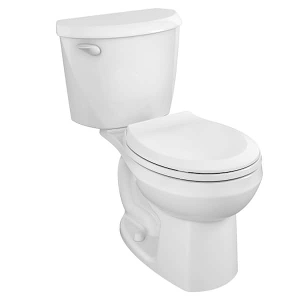American Standard Colony 3 2-Piece 1.28 GPF Single Flush Round Toilet in White, Seat Not Included
