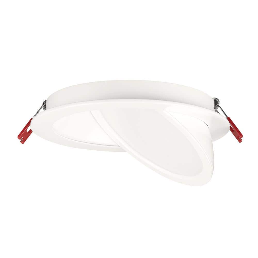 White 6-Inch Dimmable LED Recessed Lighting Kit