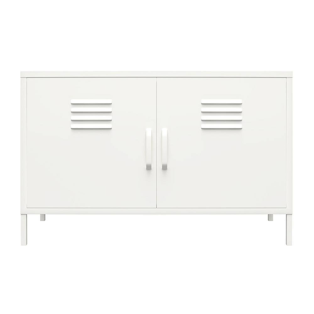 SystemBuild Evolution Bonanza Soft White 2Door Metal Locker Accent