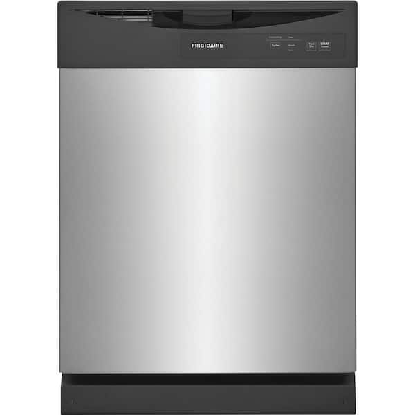 Frigidaire 24 in. Stainless Steel Front Control Smart Built-In Tall Tub Dishwasher