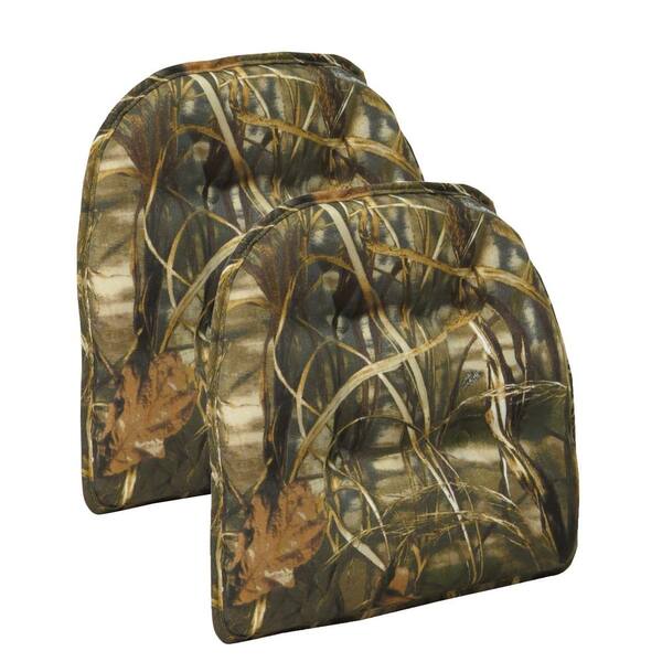 Gripper Realtree Camouflage Tufted, Camo Chair Cushions