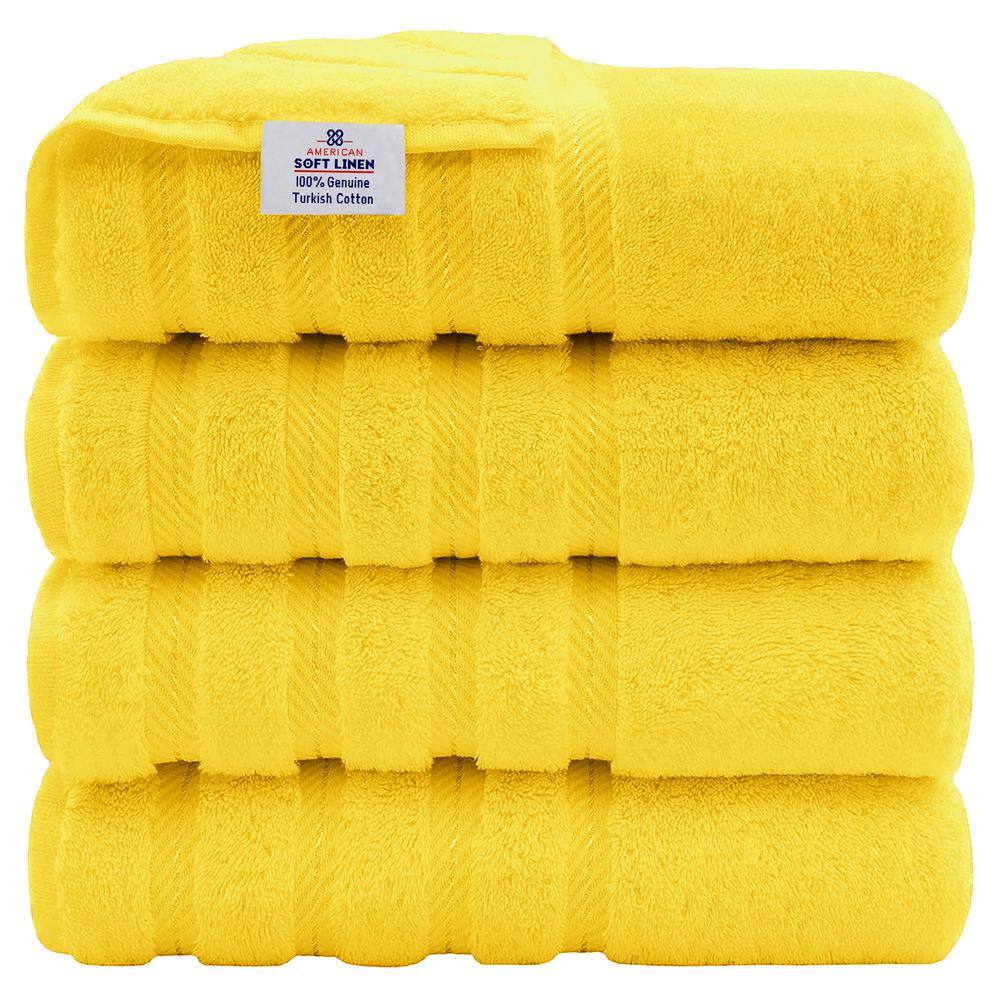 Details about   Elvana Home 4 Pack Bath Towel Set 27x54 100% Ring Spun Cotton Ultra Soft Highl 