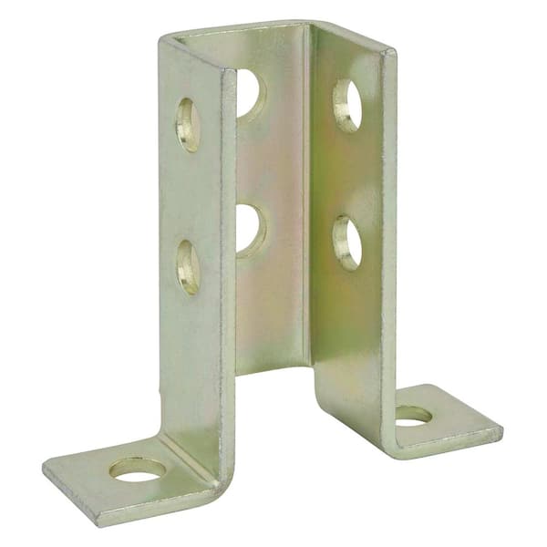 Kindorf 9/16 in. holes on 1-1/2 in. centers Connector Opposite-Side Angle - Galv-Krom (Strut Fitting) (ZB922-4)