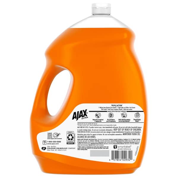 Dish Detergent, Liquid, Antibacterial, Orange, 52 oz, Bottle - ASE