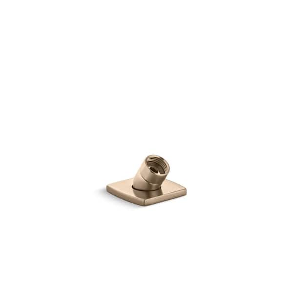 KOHLER Loure Deck- or Bath-Mount Handshower Holder with Handshower Hose in Vibrant Brushed Bronze