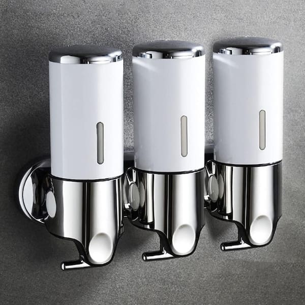 Shower Pump Dispenser Soap Dispenser Organizer Wall Mounted Bathroom 3  500ml