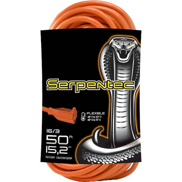 Serpentec 50 ft. 16/3 Extension Cord