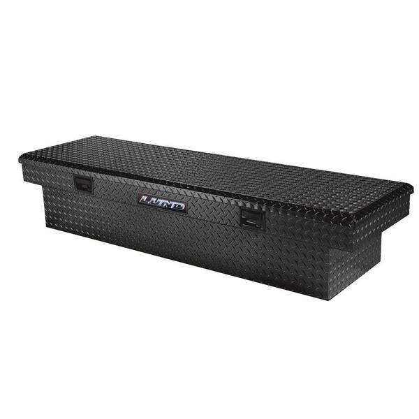 Lund 70 in Diamond Plate Aluminum Full Size Crossbed Truck Tool Box ...