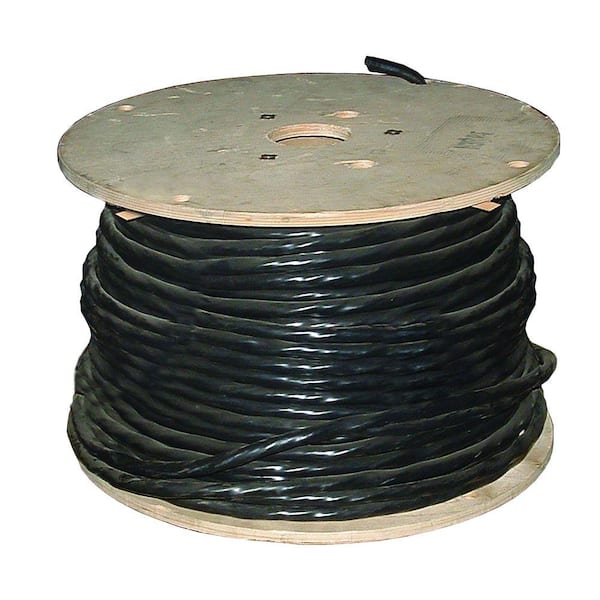 Southwire 500 ft. 10/3 Black Stranded CU W/G Tray Cable 60554301 - The Home  Depot