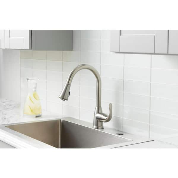 Glacier Bay HD67551-0301 Market Single-Handle Pull-Down Sprayer Faucet Chrome The new style has 