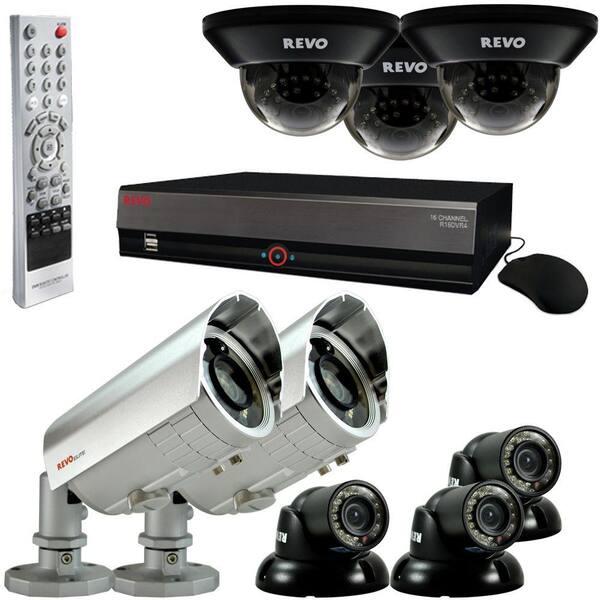 Revo Elite 16 CH 4TB Surveillance System with 6 Quick Connect Cameras and 2 Elite Cameras-DISCONTINUED