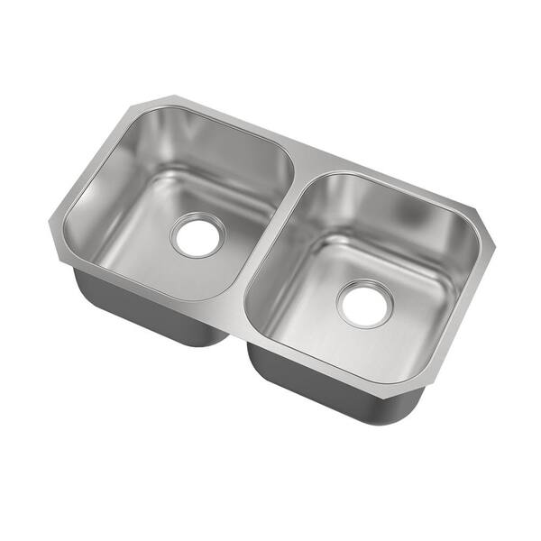 CHESHIRE 29 in. Undermount 50/50 Double Bowl 18-Gauge