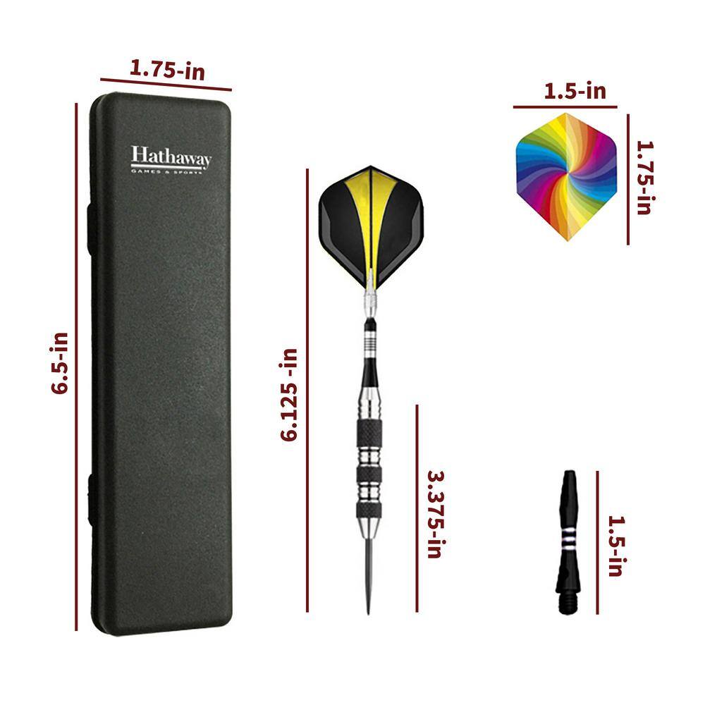 Tempest Steel Tip Darts with Aluminum Shafts Set