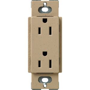 D09131613 Lutron Outlet Satin Colors 20-Amp Half Dimmable Resistant Receptacle 