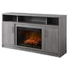 Muskoka Brooklyn 60 In. Infrared Linear Media Electric Fireplace In 