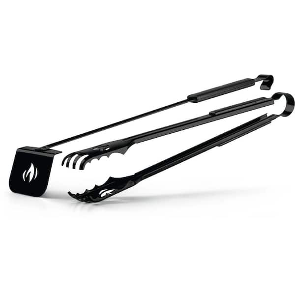 Stainless Steel Charcoal Rake and Tongs-Cooking Accessory