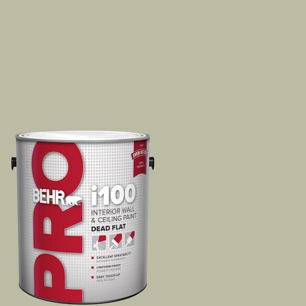 1 gal. #400F-4 Restful Dead Flat Interior Paint