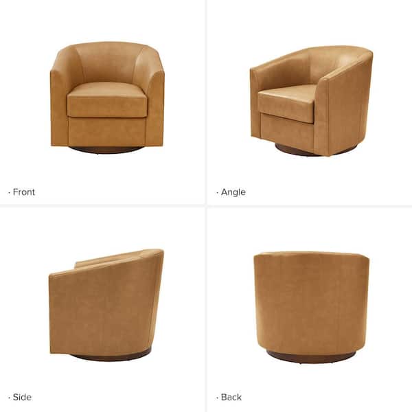 JAYDEN CREATION Teeny Modern Genuine leather Swivel Barrel