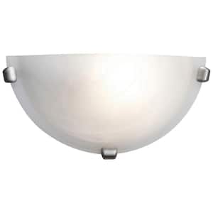 Mona 1-Light Brushed Steel Wall Sconce