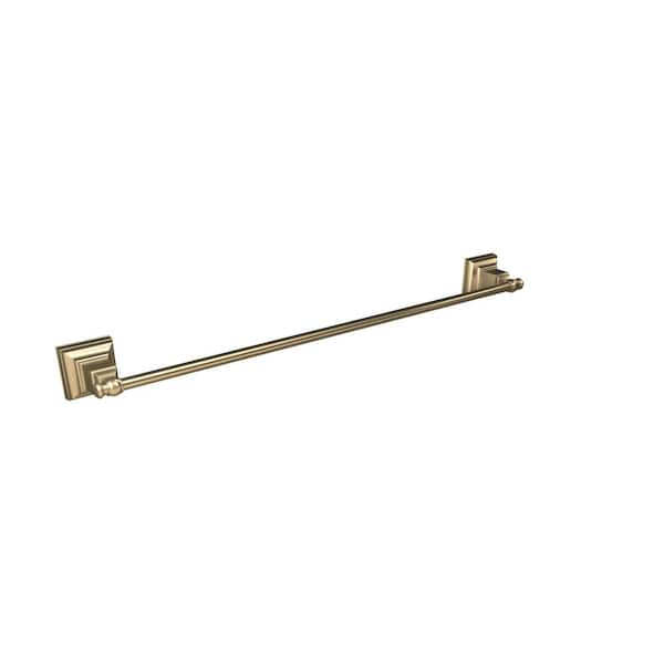 Amerock Markham 24 in. (610 mm) Towel Bar in Golden Champagne