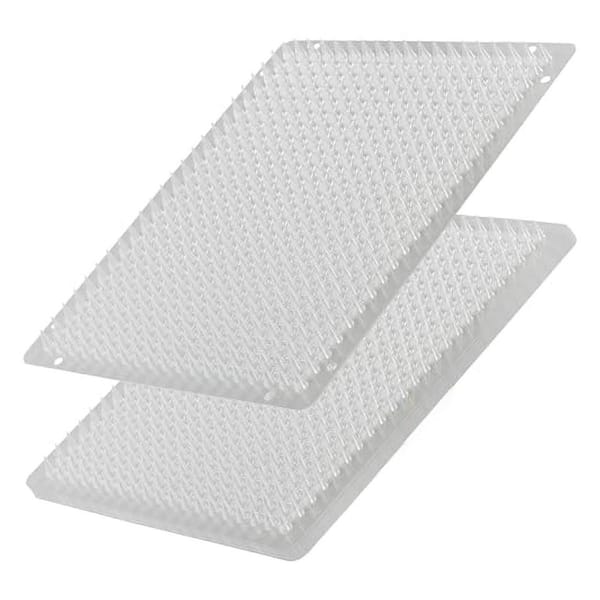 16 in. 1 ft. 13 in. Cat Dog Repellent Scat Mat Outdoor Indoor Plastic Bird Spikes Pest Deterrent 8-Pack