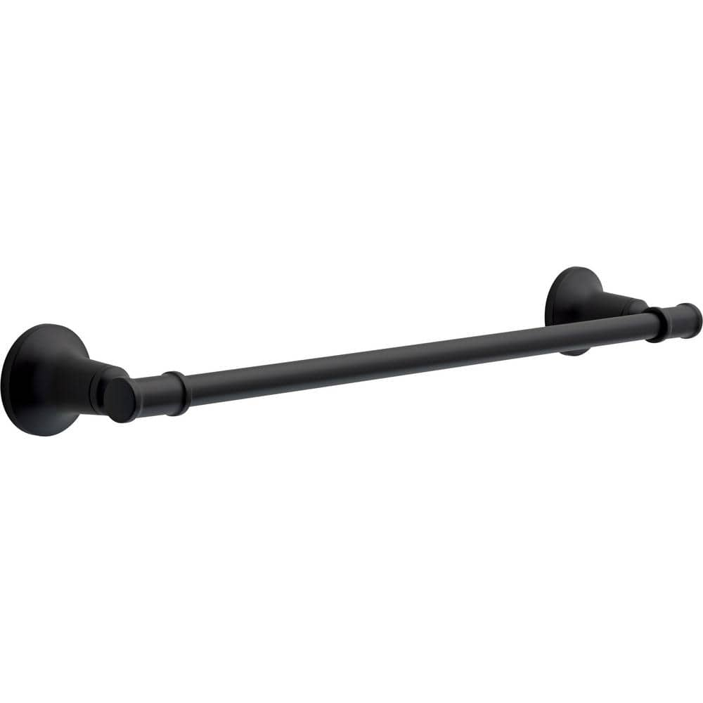 Delta Chamberlain 18 in. Wall Mount Towel Bar in Matte Black