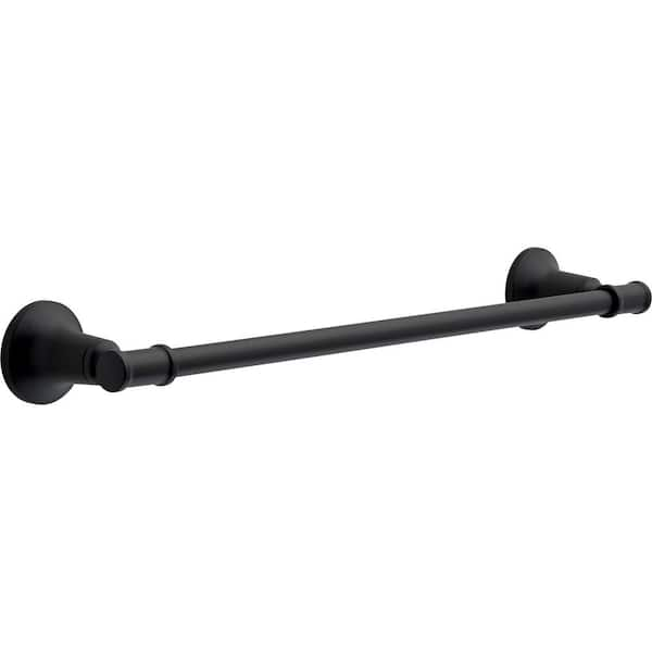 Delta Chamberlain 18 in. Wall Mount Towel Bar Bath Hardware Accessory in Matte Black