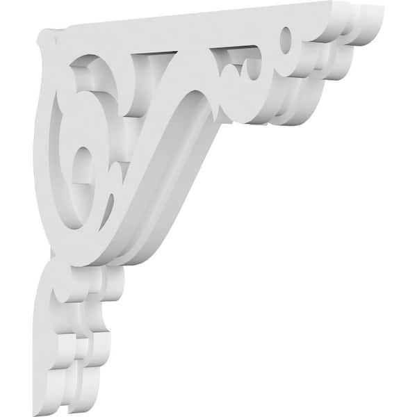 Ekena Millwork Amber 1.5 in. W x 10 in. H x 10 in. D Signature Urethane Polyurethane Corbel