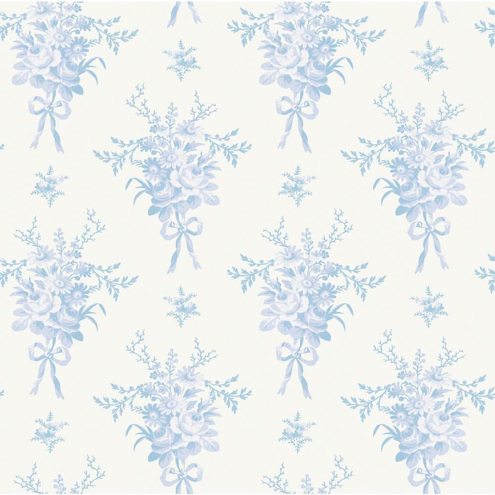 Rosie Arrangements Icey Blue Winters Bouquet Toss Wallpaper Sample price history on PriceWatchPro