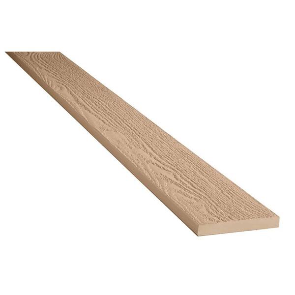 TruWood 3/4 in. x 6 in. x 8 ft. Tan Composite Trim 2323042 The Home Depot