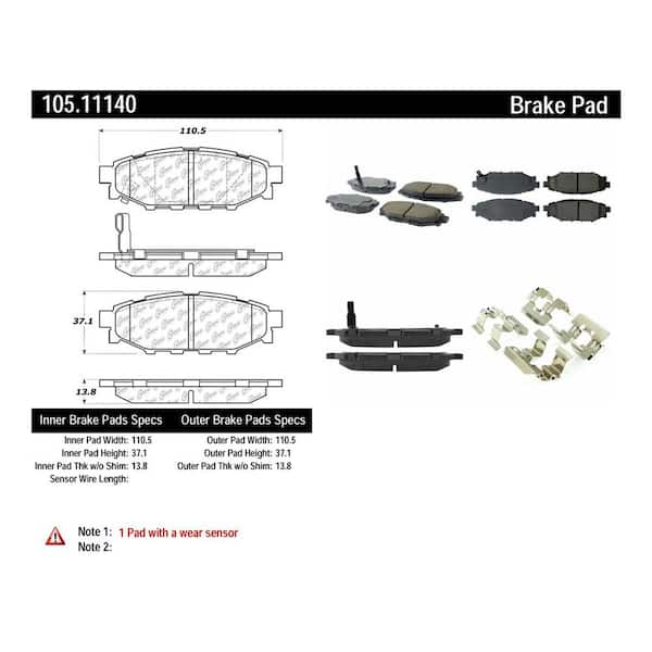 Centric Parts Disc Brake Pad Set