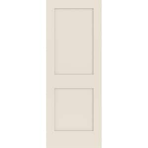28 in. x 80 in. 2 Panel Shaker Solid Core Primed Wood Interior Door Slab