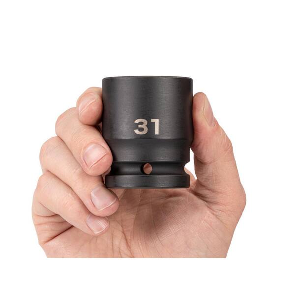 TEKTON 3/4 in. Drive x 31 mm 6-Point Impact Socket SID32131 - The