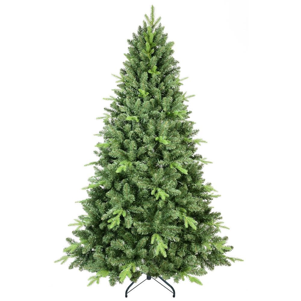 Outdoor Indoor Christmas Twig 108n. H x 64 in. W Flocked Christmas Tree Arb