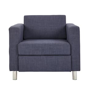 Pacific Navy Blue Fabric Accent Chair