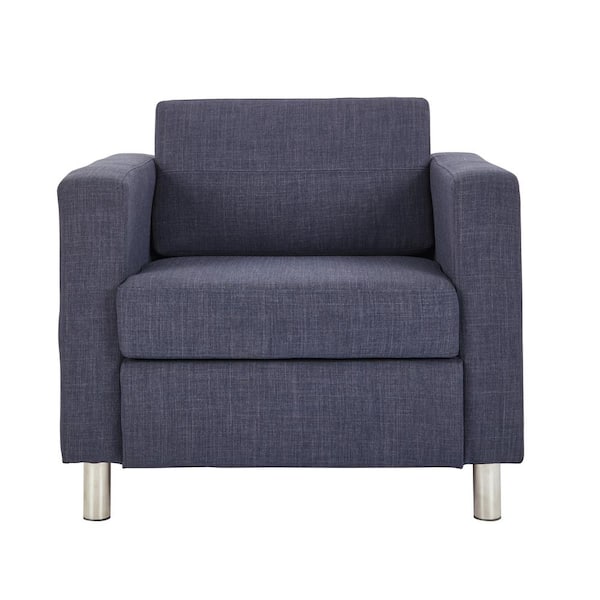 Office Star Products Pacific Navy Blue Fabric Accent Chair