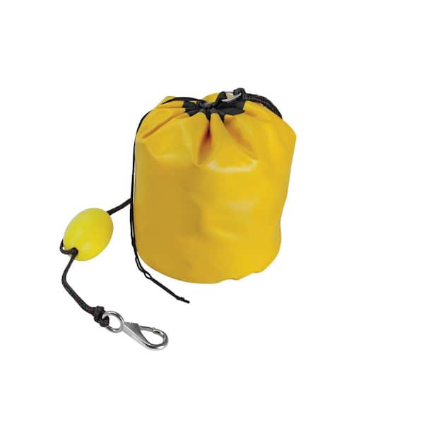 Extreme Max BoatTector All-in-One PWC Sand Anchor and Buoy Kit with 6 ft. Rope and Snap Hook - Yellow